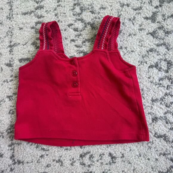 Vtg 1990s Y2K Disney Winnie the Pooh + Piglet Embroidered Tank Top 18M - Picture 4 of 7